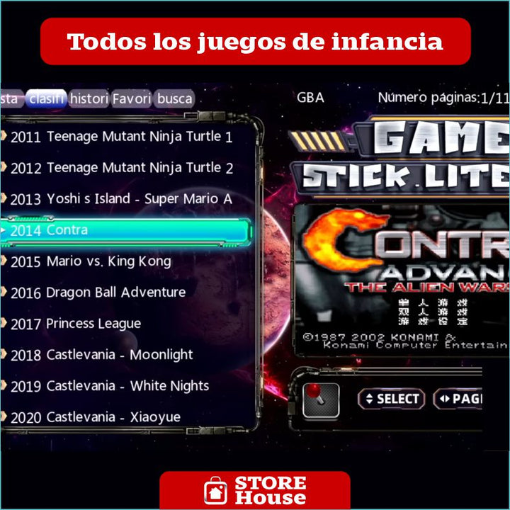 CONSOLA DE VIDEO JUEGOS GAME STICK 3.0 ULTRA 4K - REVIVE TODOS LOS JUEGOS CLASICOS EN UNA SOLA CONSOLA